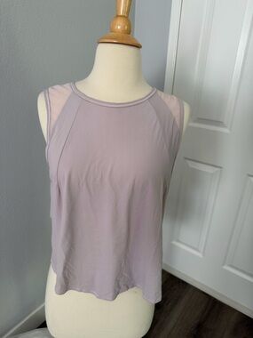lululemon athletica Lavender Mesh-Panel Tank